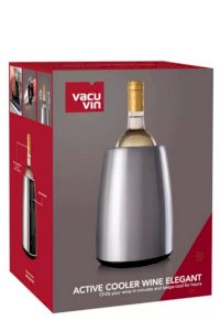 VacuVin Vīna Pudeles Dzesētājs Elegant Ar Dzesējamiem Elementiem