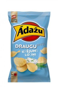 Čipsi Ādažu Krējuma un lociņu Draugu paka